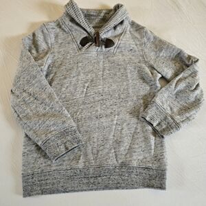 Sonoma Goods For Life Boys Gray‎ Supersoft Shawl Collar Toggle Sweatshirt Size 7